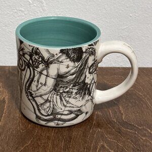 Anthropologie Salt And Earth CAPRICORN Coffee Mug Tea Cup Zodiac Birthday Stars